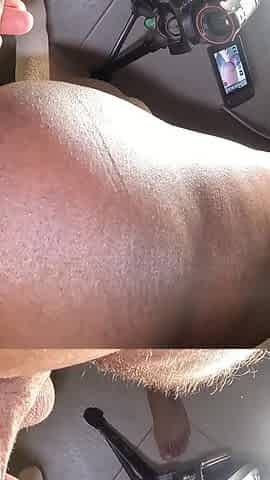 Little Ebony Anus Hole Drilled by a Big White Cock and Creampied