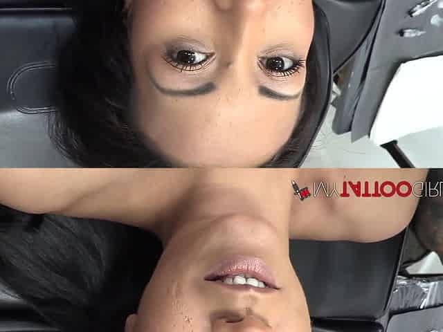 Sindy Ink Nipples and Pussy Tattoo Touch Up - AltErotic
