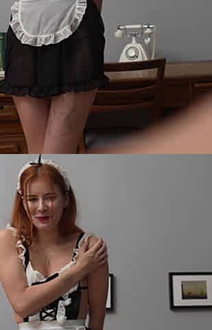 The Maid Was Spanked in the Ass for Cleaning the House