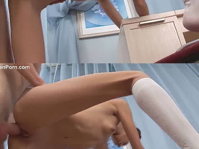 Slim Russian Teen 18+ Fucked In Pigtails