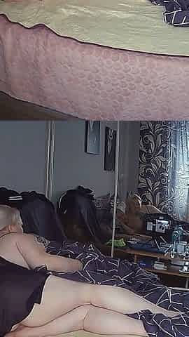 I Shared a Bed with My Girlfriend and Fucked Her in Her Mouth and Pussy Doggy Style