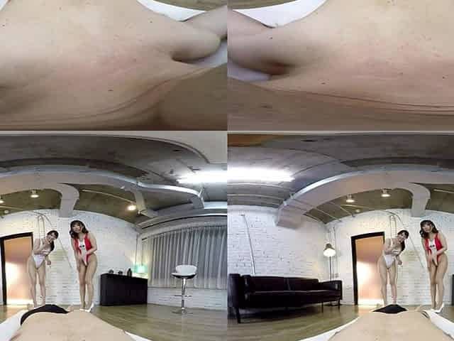 High Leg Race Queen Threesome; Jav Ffm