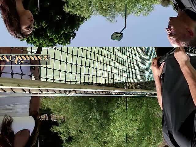 ENJOYABLE SINNER - Dilf Tennis Tutor Interrupts The Lesson To Screw His Smokin' Hawt Student