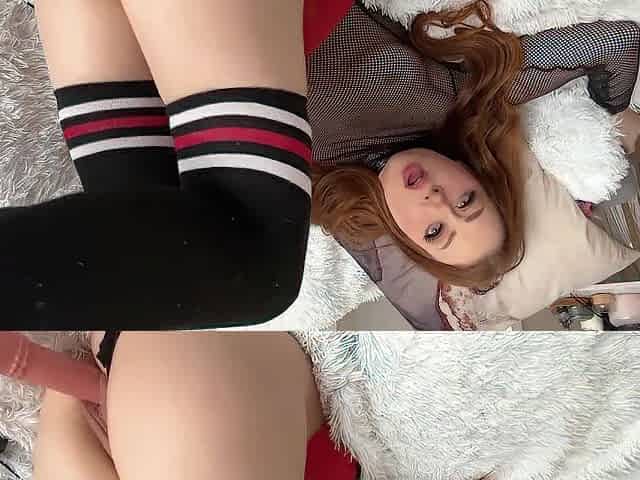 All natural ginger hotty likes her screw machine