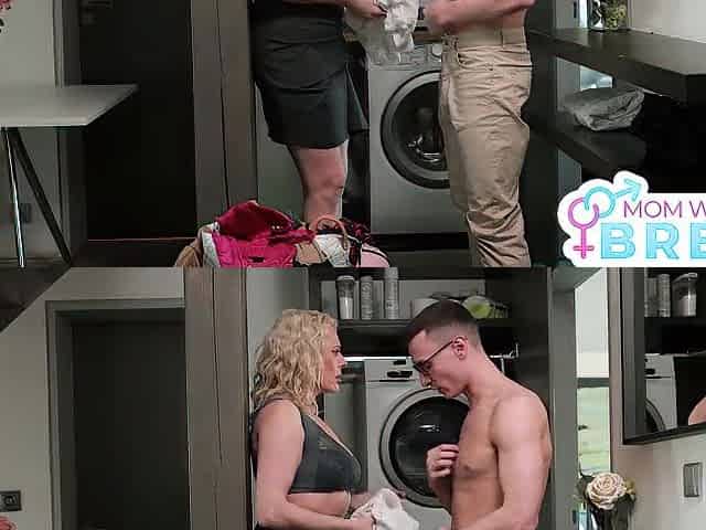 "Fill Mamma's Fertile Vagina with Cum" Brittany Bardot Groans Riding Stepson Hard