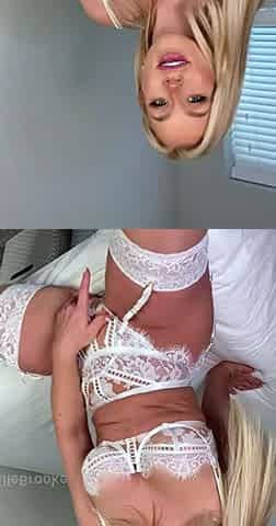 Hot Blonde Babe Solo Masturbation
