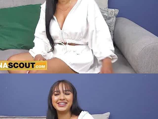 Breasty 18yo Latin chick Chick Slammed Like a Doxy In Nasty Amateur Casting Call