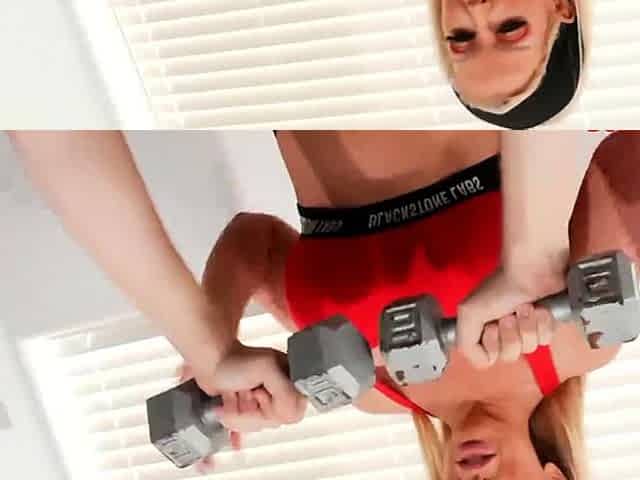PORNSTARPLATINUM Busty Alura Jenson Seduces Stud In The Gym