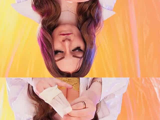 ASMR: surgical latex gloves