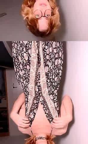 Pregnant Redhead Webcam Masturbation