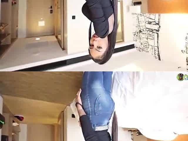 JohnTronX - Unreal Thai hottie in constricted jeans sucks my knob