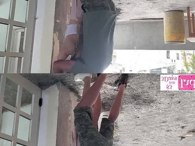 Pov Big Ass Girl Picked From Streets And Fucked In Construction Site