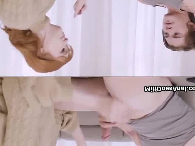 Busty Ginger Milf Enjoys Anal On Top
