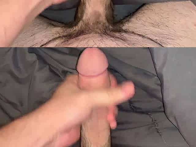MASSIVE 8 INCH DONG STROKING IN DAYBED "POV" MUSCLE CHAP INTENSIVE MORNING MASTURBATION (INTENSIVE GROANING)