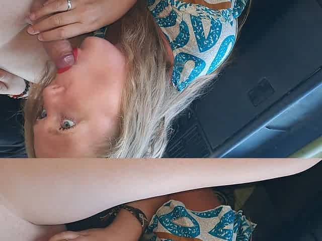 I Stopped the Campervan to Give Him a POV Blowjob