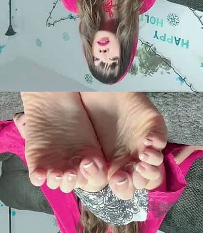 Beautiful Brunette Foot Fetish