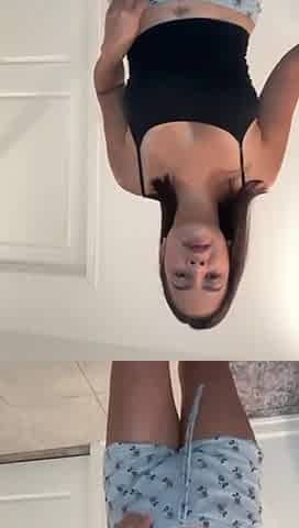 JOI solo masturbation by a busty Latina MILF