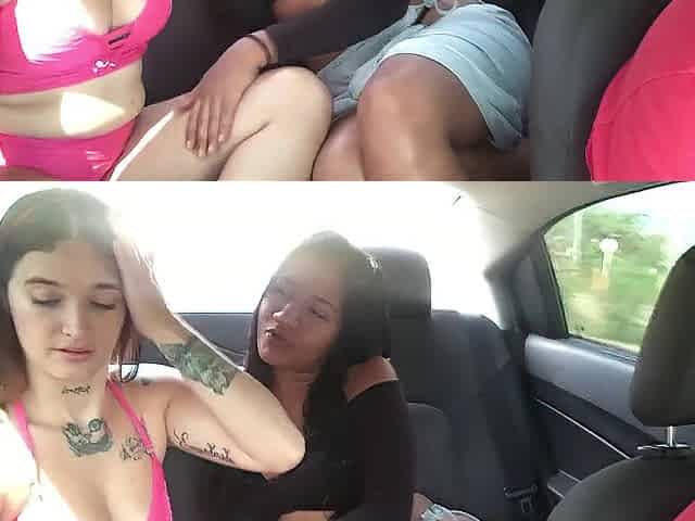 my allies get lascivious in my car on the way home.
