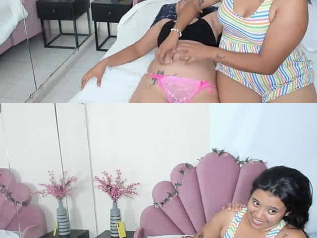 Two Naughty Girls Masturbate While Alone at Home