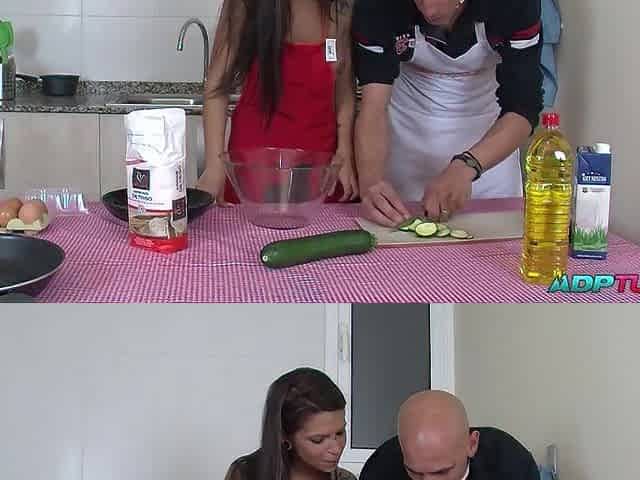 Banging Aris Darksome's consummate butt during the time that we cook part 1
