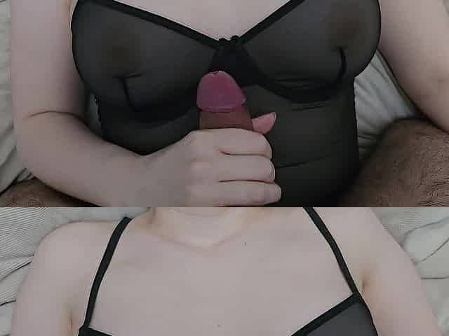 Making Him Cum On My Sheer Underware