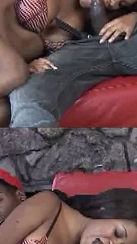 Big Tits Black Madam Candice Nichole Allures Her Horny BBC Partner with Erotic Girl Masturbation
