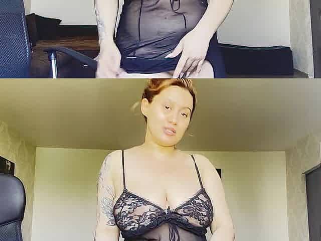 Large bazookas full of cream and large sex-toy screw twat