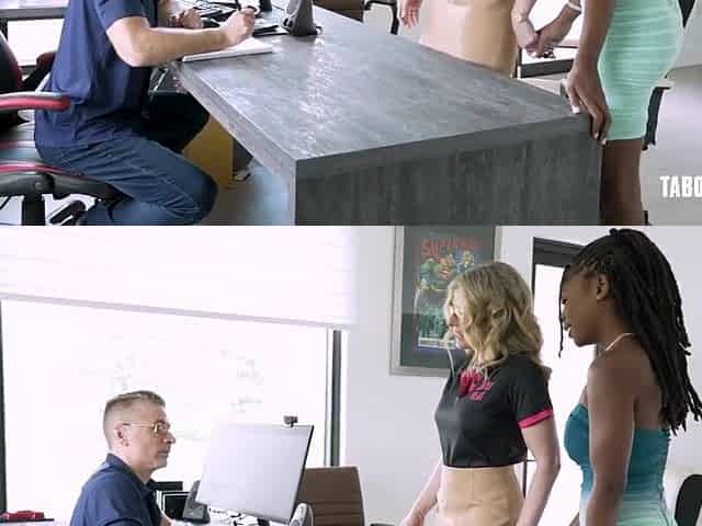 Free Use Pair does a 3Sum with a Sexy Ebony Sweetheart - Hazel Grace and Cory Follow - Taboo Heat