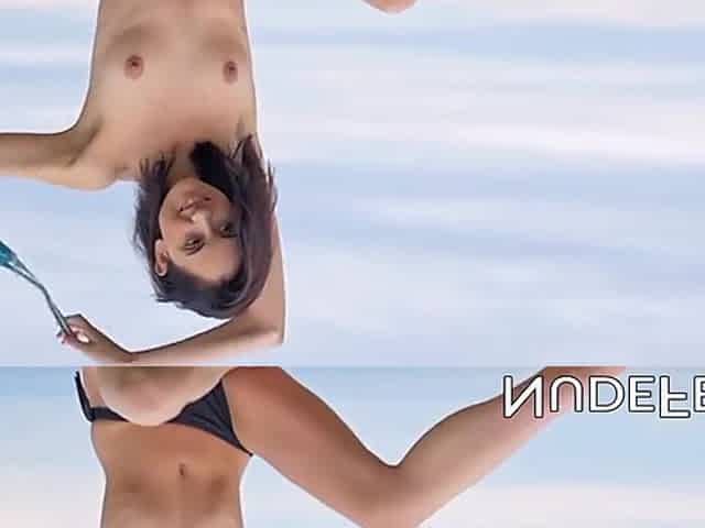 Skinny Spreads Legs In Hottest Teasing With Sade Mare