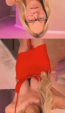 Strip'n'joi in Tight Dress G-string