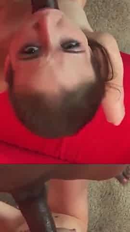 Petite girl fucked in POV from black dude and creampied