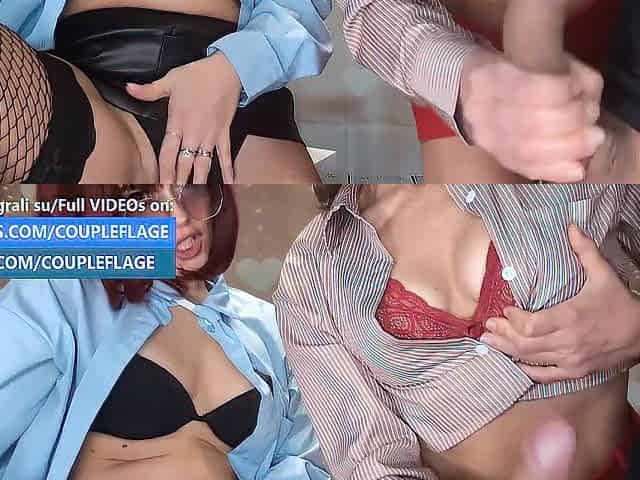 Sesso a three ITALIANO con due grandi FIGHE molto porche! (compilation)