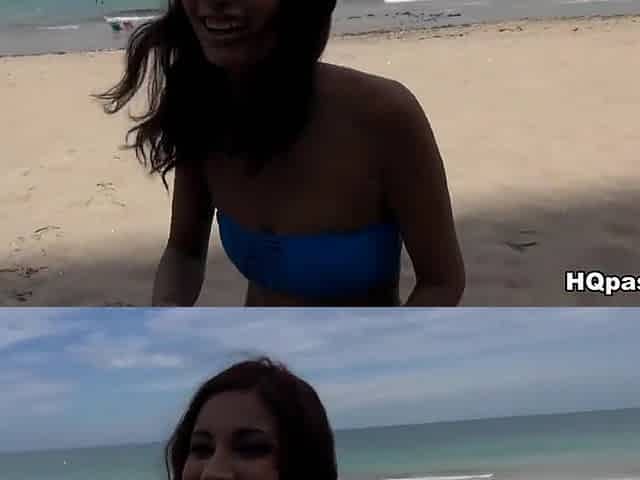 Tyler Steel, Bella Skye And Hannah Reese - Raven In Beach Fun