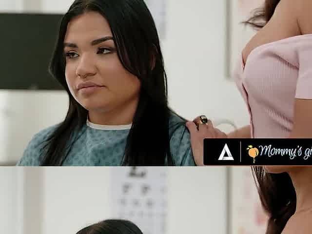 MAMMA'S ANGEL - Nasty Chick Summer Col Seduces Stepmom Penny Barber During Her Medical Exam