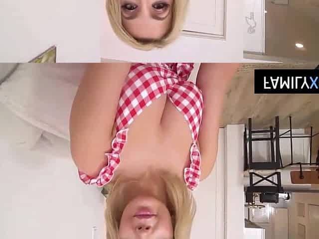 Blond mother i'd like to fuck stepmom Sophia Deluxe shows that that babe can suck jock like a pro