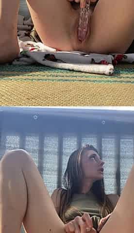 Porch Public Masturbation
