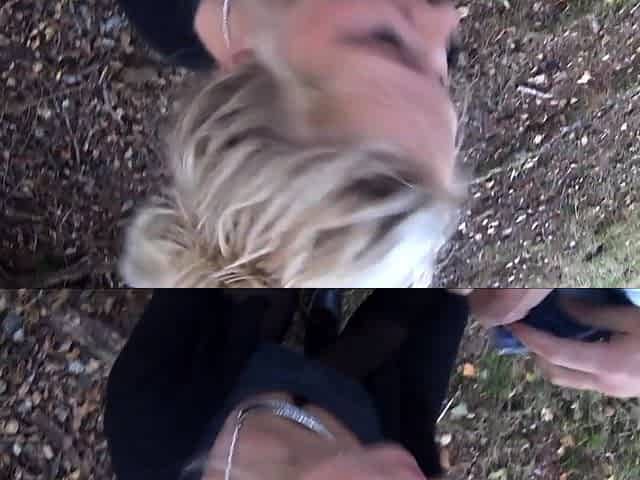 Amateur MILF blowjob cumshot