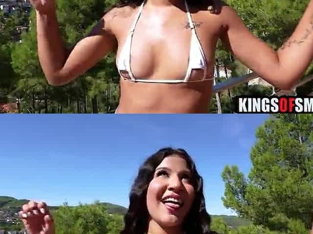 Hawt Lalin girl Likes Large Ebony Ramrods