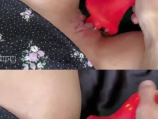 OMG!!!Vagina Licking Your Tongue inside Vagina get Squirt Climax