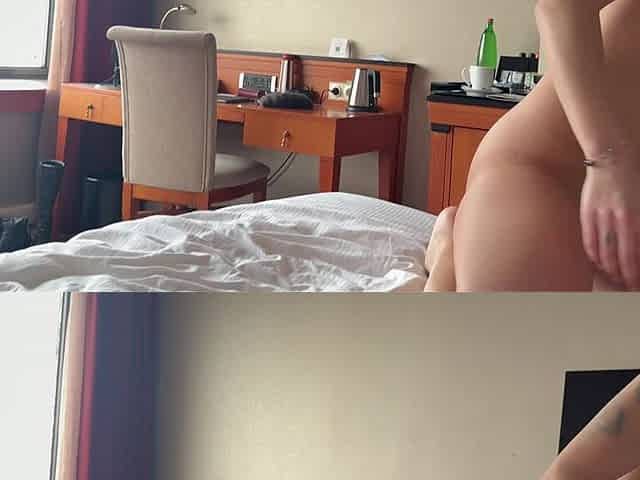 POV: Slut with Braces Wants to Get Fucked in the Hotely and Take All the Cum in Her Mouth
