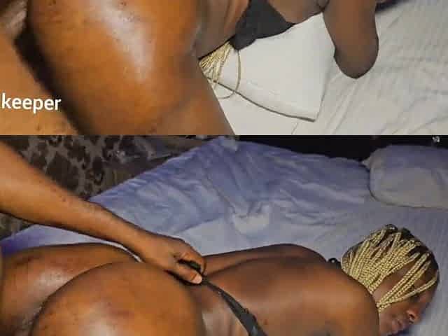 a hard ghetto bitch and a ebony bbc