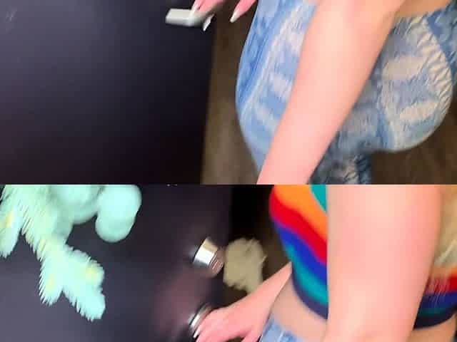 Big ass blonde banged doggystyle in POV fuck video