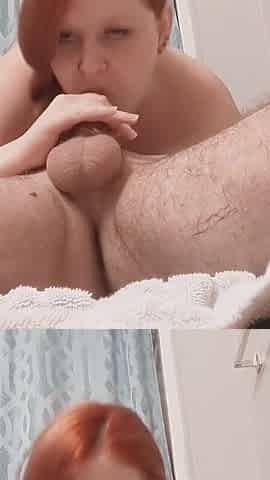 Sucking cock in 69