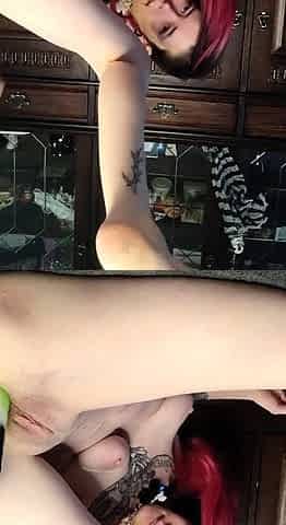 Beautiful wife masturbating show with webcam with toys