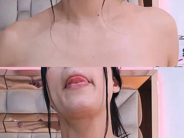 Perky Tits Babe Sucking and Fingering Herself