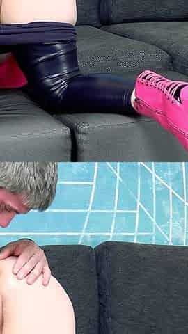 Gorgeous MILF Gets Anal and Tries on Pvc and Latex Outfits