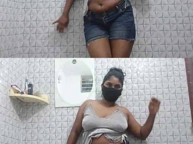 Desi girl shower room