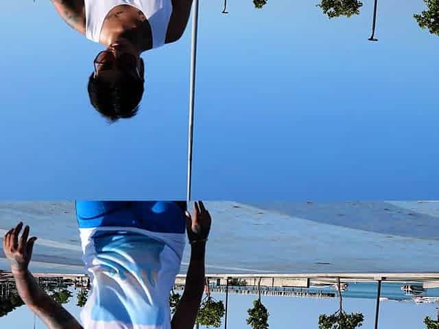 Thai skater teen relaxing on a big cock