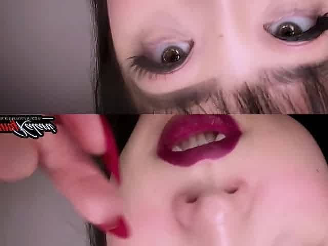 Hawt Vampire Devours U w/ Ear Licking & Lens Licking -ASMR