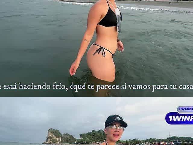 Hard sex with a stud I met on a nudist beach in Colombia.